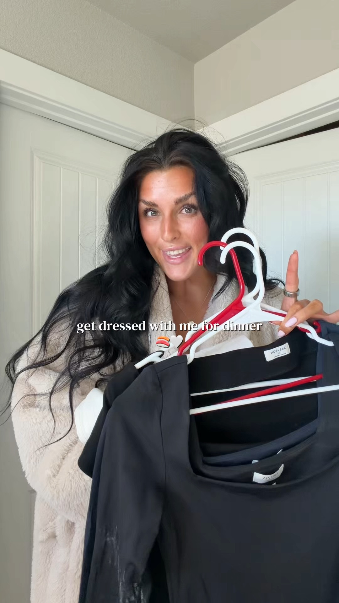 Get dressed with me for dinner! @Aritzia @abercrombie @Ledda @saltandstone 

#LTKgrwm #LTKTall #LTKootd