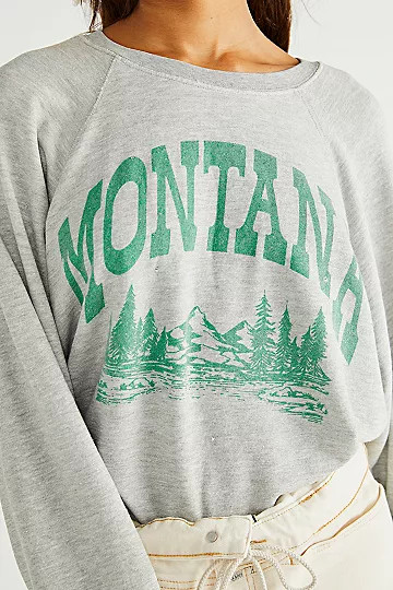 Big Sky Sweatshirt | Free People (Global - UK&FR Excluded)