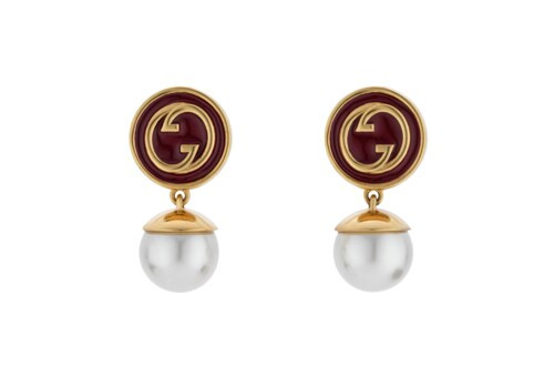 Gucci Blondie pearl drop earrings | Gucci (US)