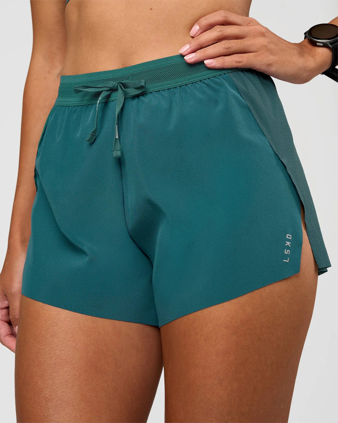 Accelerate 3" High-Rise Running Short - Transformative Teal | LSKD | LSKD