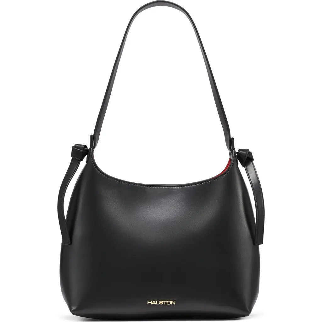 HALSTON Brooke Shoulder Bag in Black/gold at Nordstrom | Nordstrom