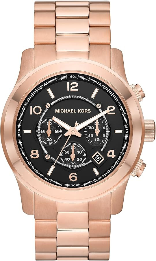 Michael Kors Runway Men's Watch, Stainless Steel Chronograph Watch for Men with Steel or Silicone... | Amazon (US)