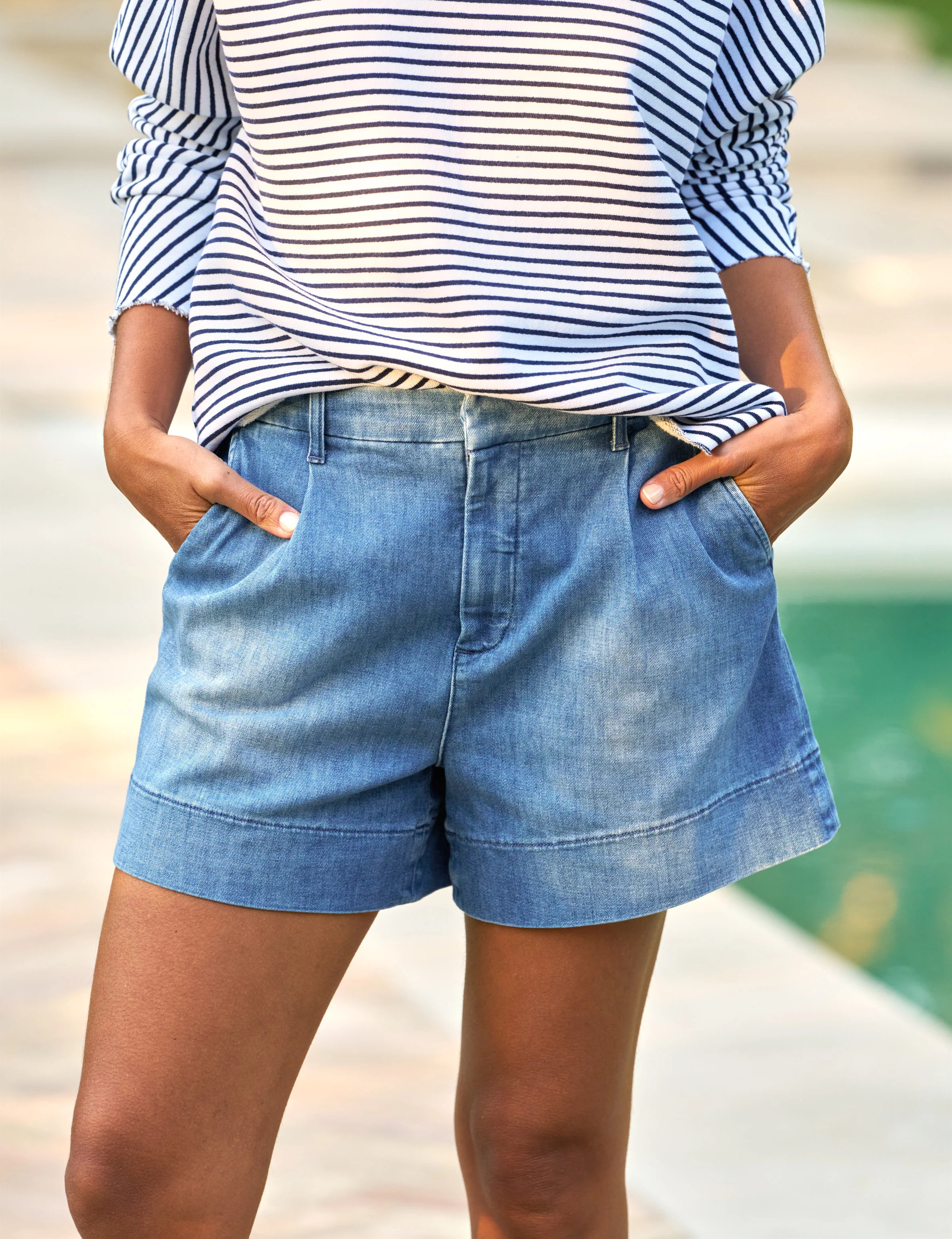 WATERFORD 1968 Wash, Italian Dream Light Denim | Frank & Eileen