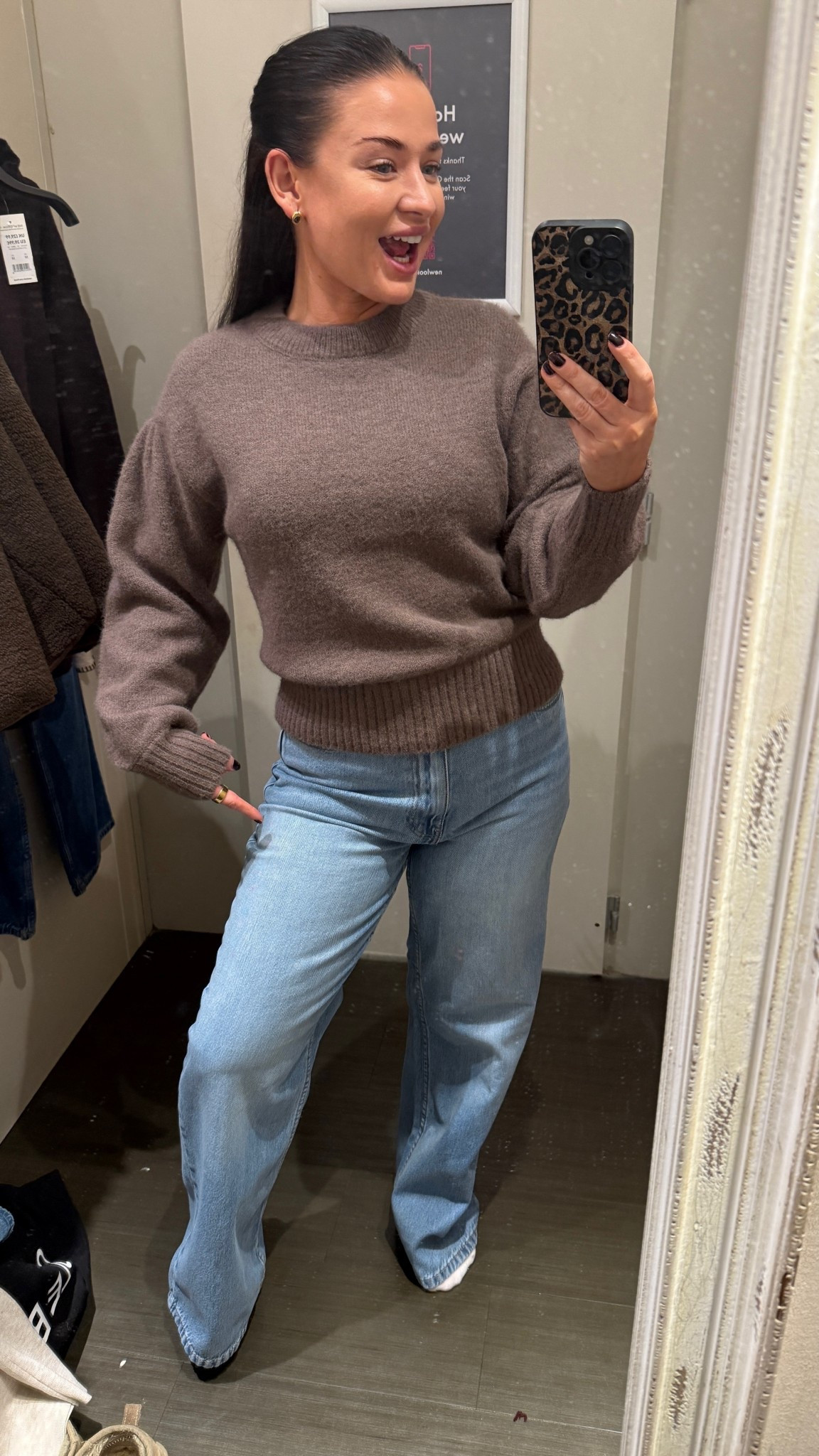 Found the best dupe in new look! 
I’m wearing 12 regular here in light blue 

Get em for £26.24 today with code LTK25

#LTKjeans #LTKautumn #LTKuk