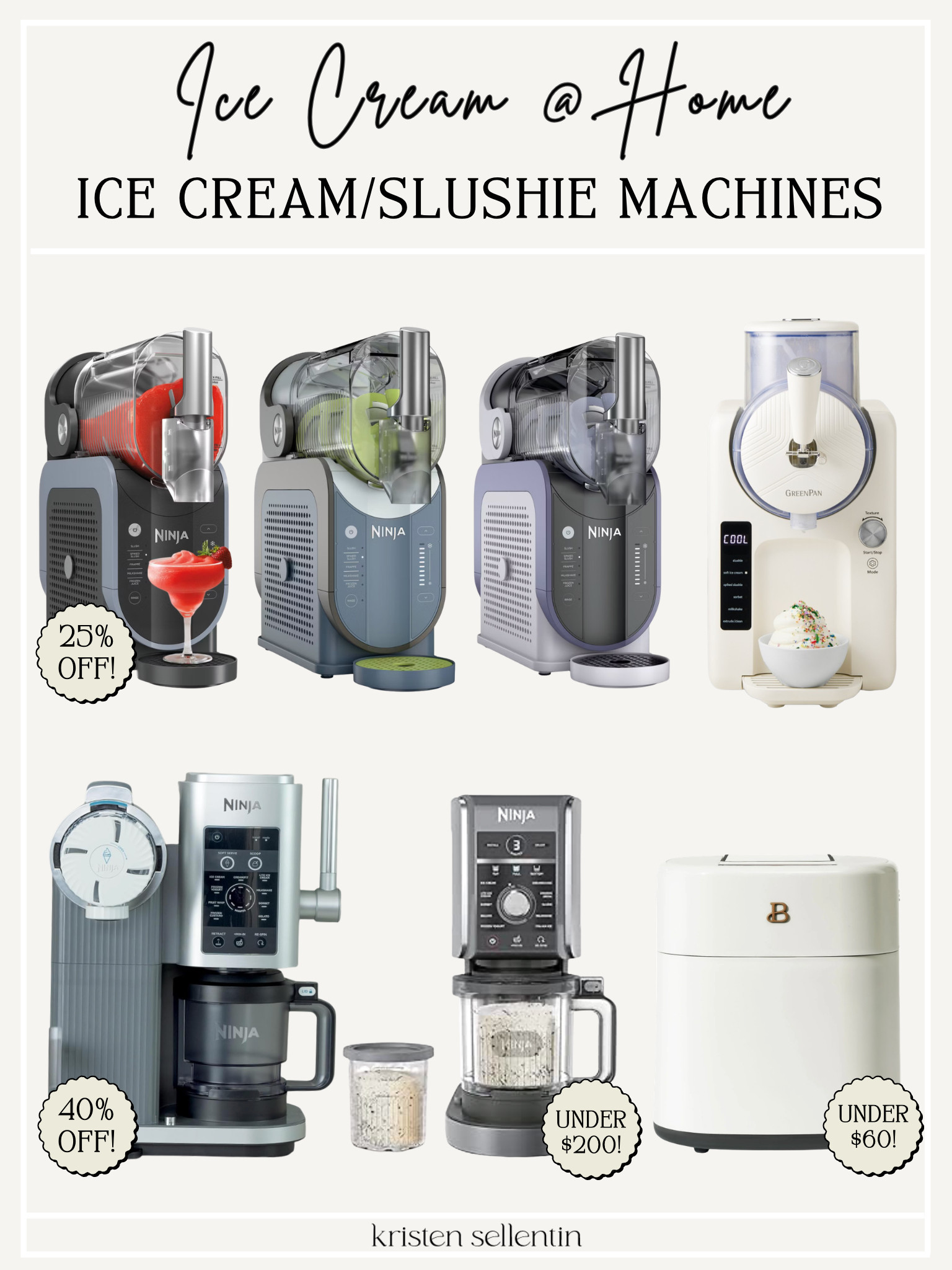 Ice cream @ home! Ice cream & slushie makers on sale now!

#LTKfoodie #LTKSeasonal #LTKSaleAlert