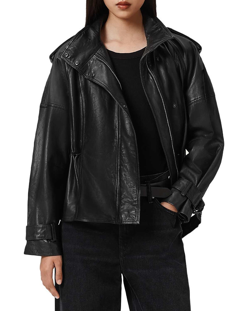 Allsaints Serne Leather Jacket | Bloomingdale's (US)
