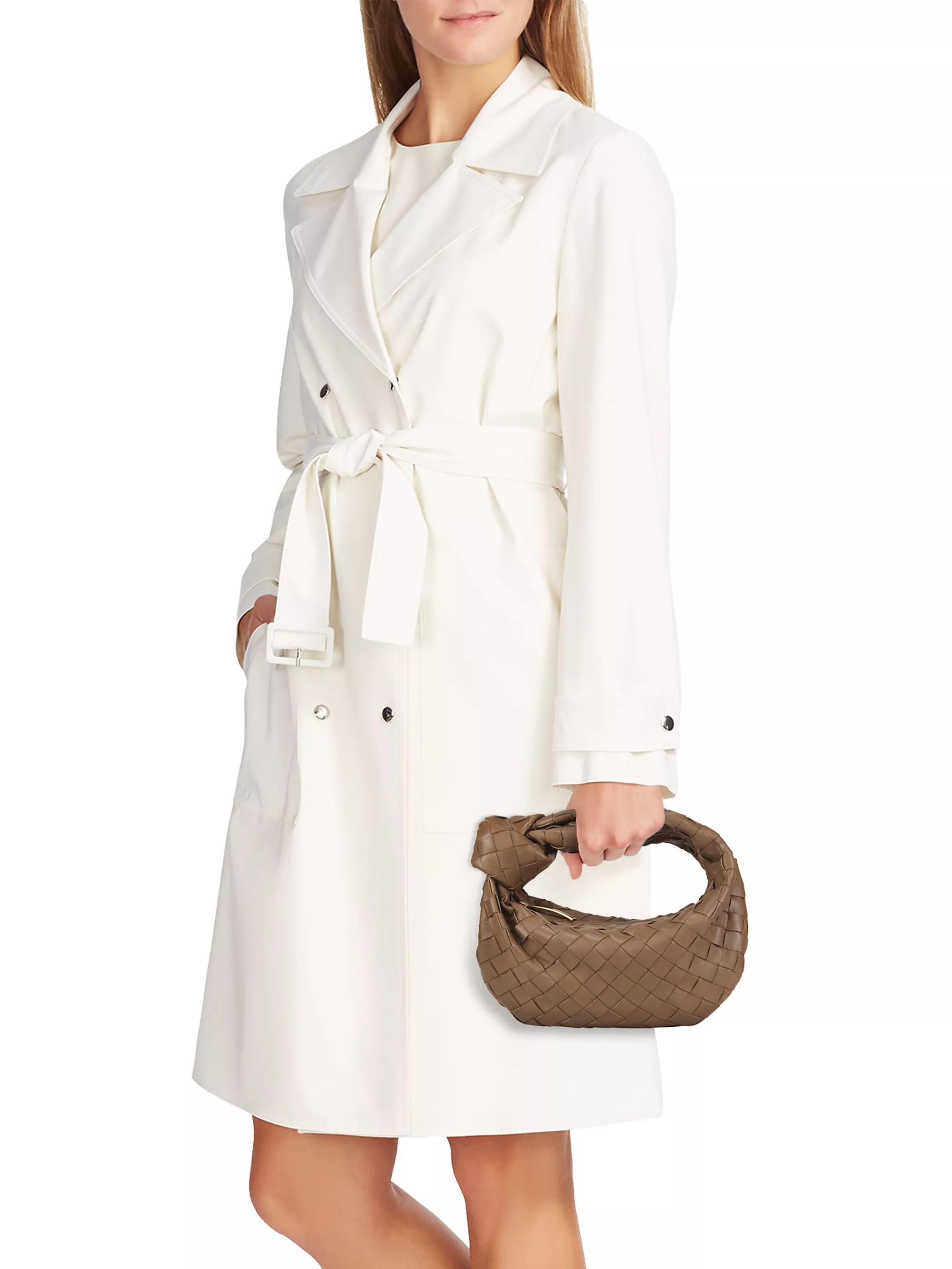 Shop Bottega Veneta Mini Jodie Intrecciato Leather Top-Handle Bag | Saks Fifth Avenue | Saks Fifth Avenue