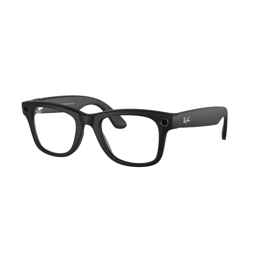 Ray-Ban Meta (Gen 1), Wayfarer, Matte Black | Smart AI Glasses for Men, Women — 12 MP Ultra-Wide Camera, Open-Ear Audio, Video Recording, Bluetooth — Transitions® Graphite Green Lenses — Sunglasses | Amazon (US)