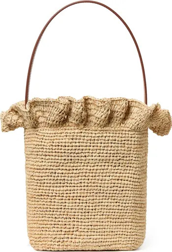 Laith Raffia Bucket Bag | Nordstrom