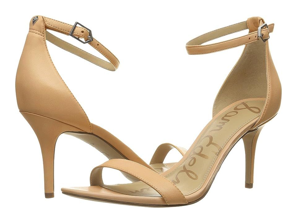 Sam Edelman Patti Strappy Sandal Heel (Classic Nude Leather) High Heels | Zappos