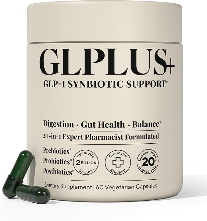 GLP-1 Support Supplement for Nausea, Bloating & Gut Health – Synbiotic Pre, Pro & Postbiotic fo... | Amazon (US)