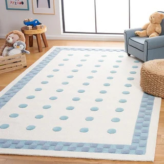 SAFAVIEH Handmade Kids Sonngard Dots Wool Rug | Bed Bath & Beyond
