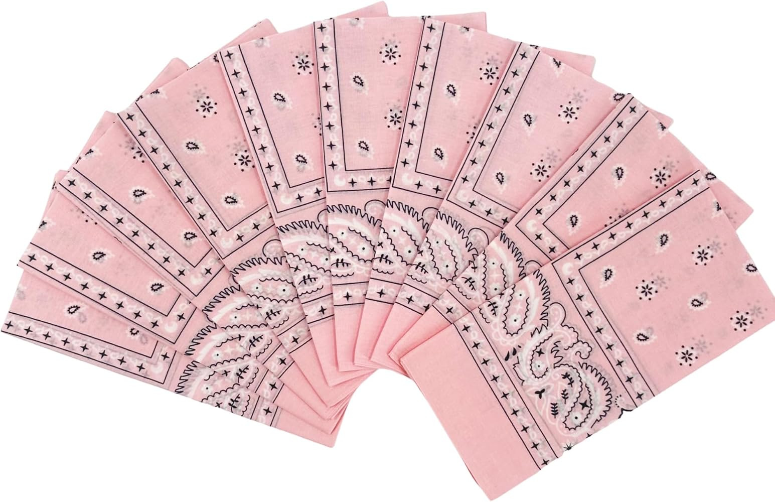 Vamqor Mens&Womens Novelty Bandanas,100% Cotton,10 Pack Bulk | Amazon (US)