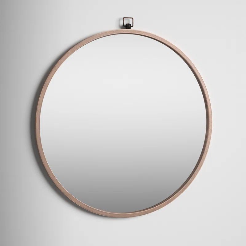 Round Metal Wall Mirror | Wayfair North America