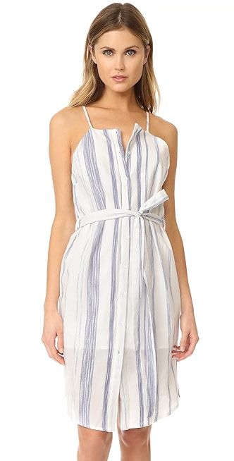 Stripe Button Down Sheath Dress | Shopbop