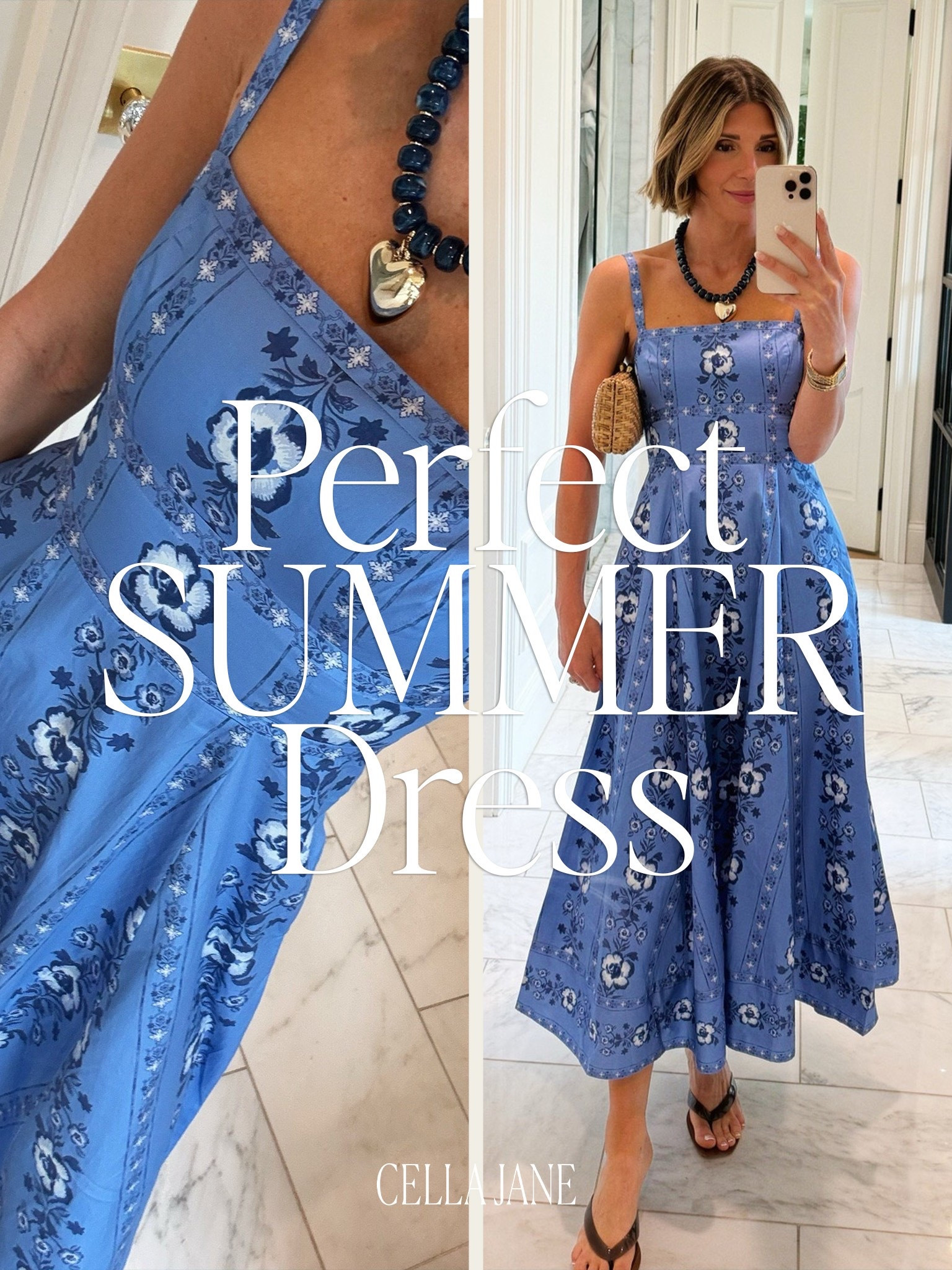 The perfect summer midi dress I'm wearing size extra small and it fits true to size.

#LTKsummer #LTKdresses