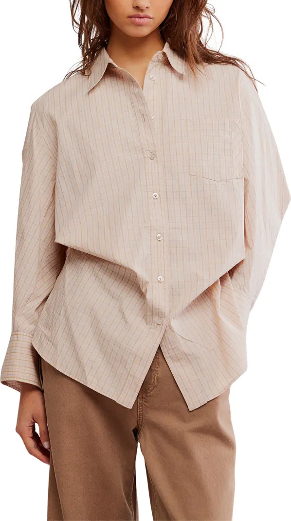 Sabine Tailored Stripe Button-Up Shirt | Nordstrom Rack