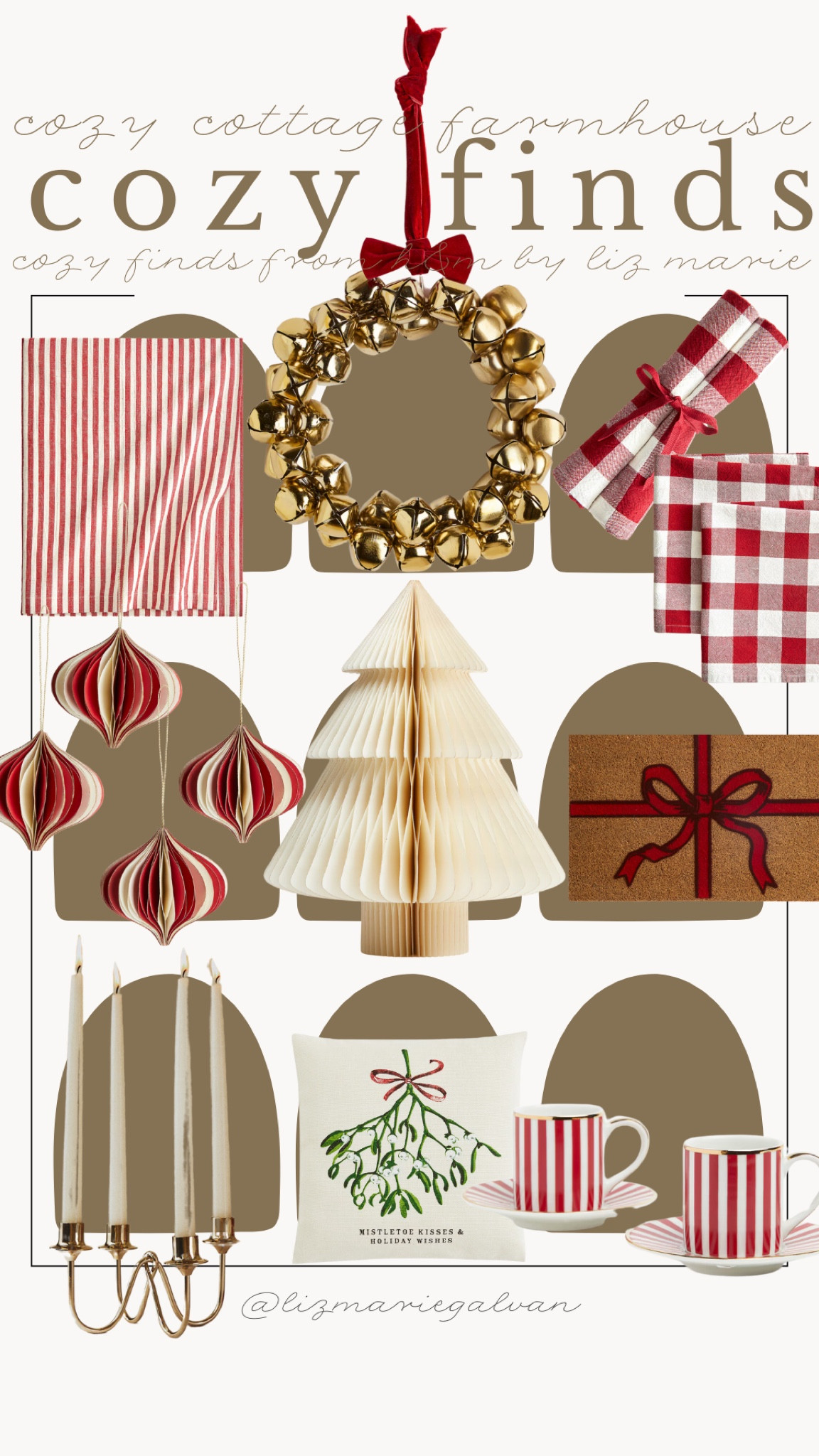 Cozy cottage classic Christmas finds for a festive holiday decor look in any room. 

#LTKHoliday #LTKSeasonal #LTKHome