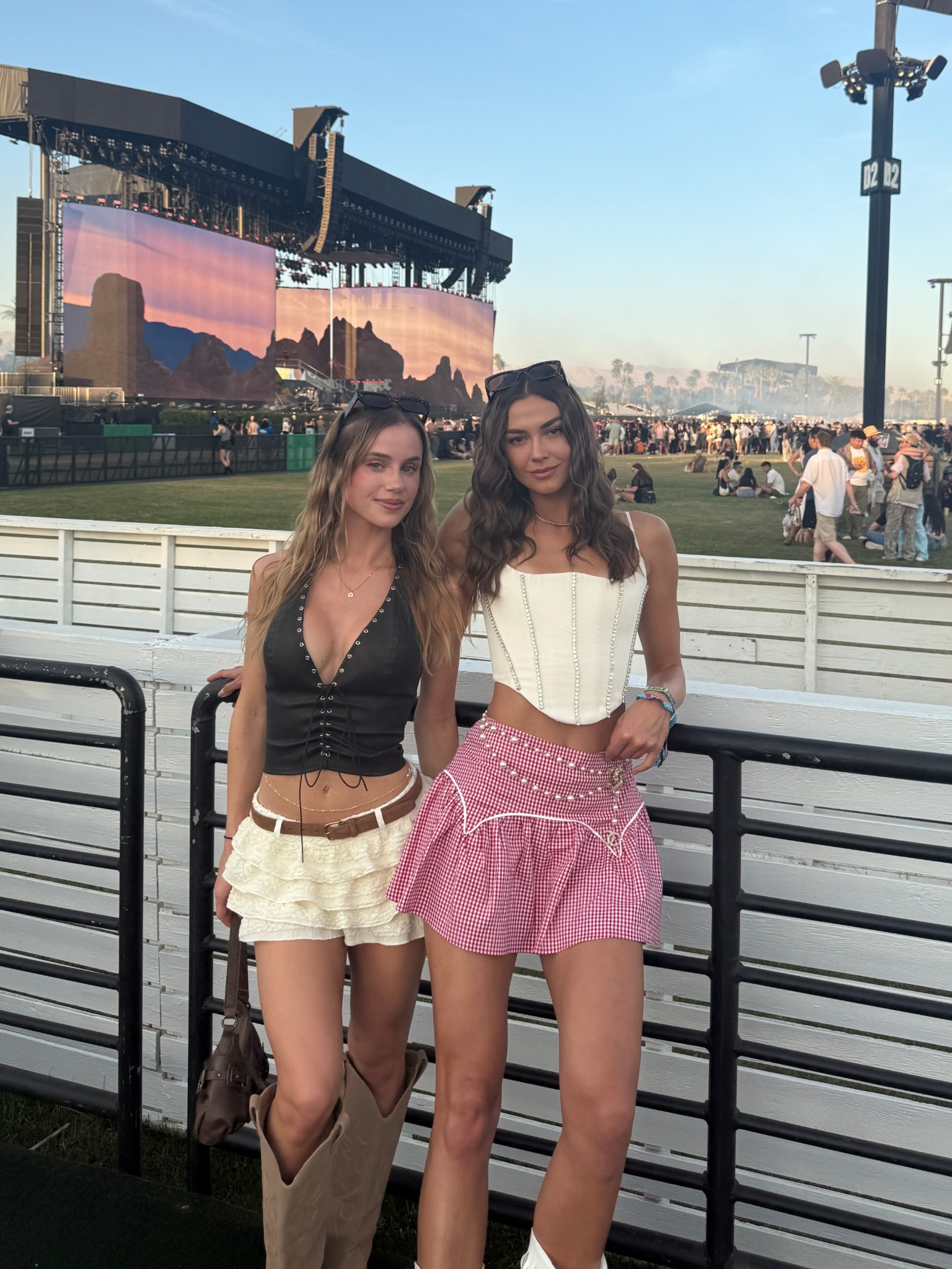 Top is WF (added dupes) 
Ivory skirt in XS (I had waist taken in) 
White top is oh Polly years back (dupes added) 