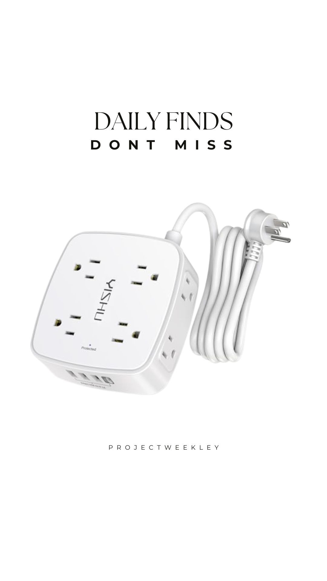 Don’t miss this multiple outlet with USB ports

#LTKHome