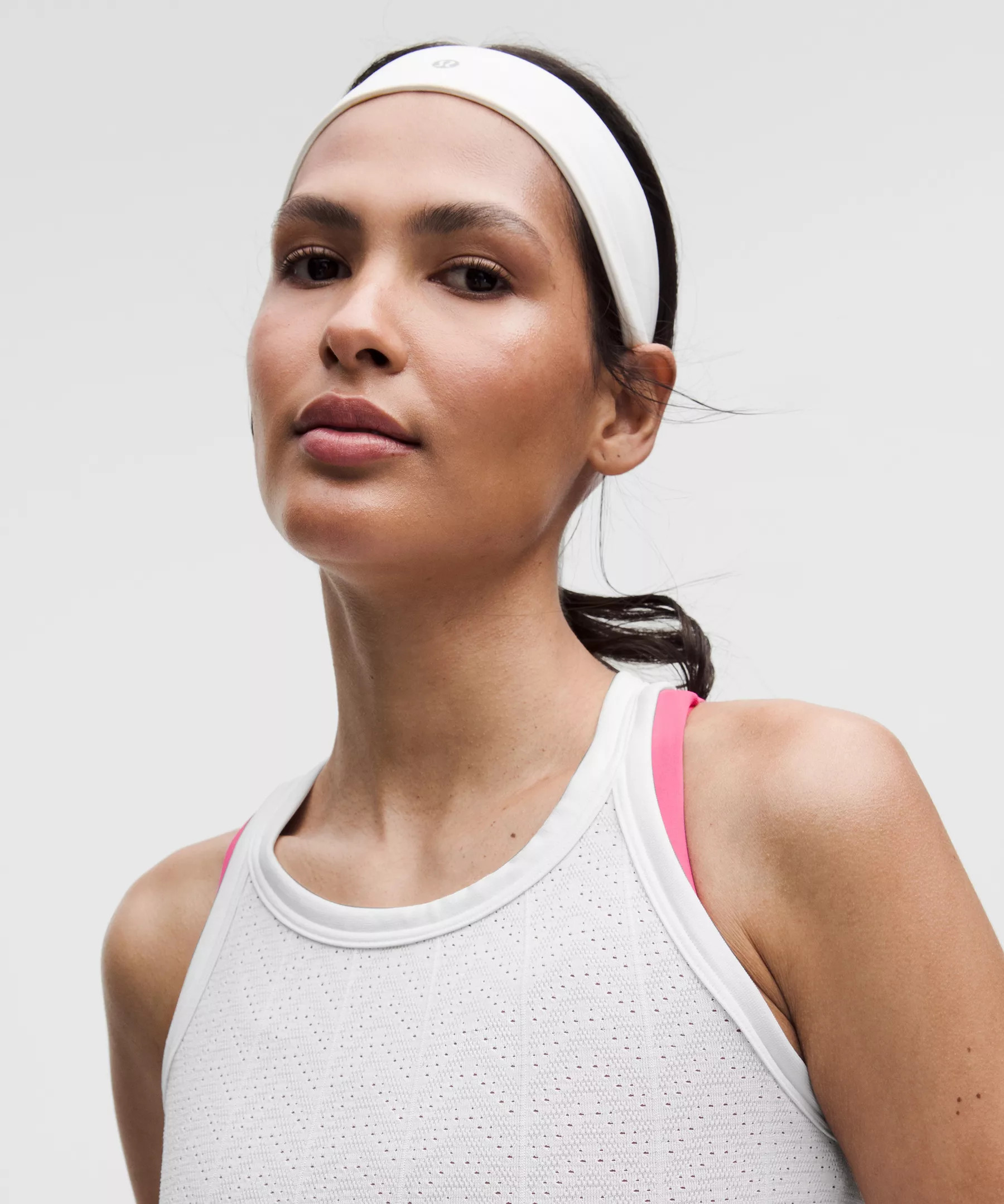 Swiftly Pointelle Cropped Racerback Tank Top | Lululemon (US)