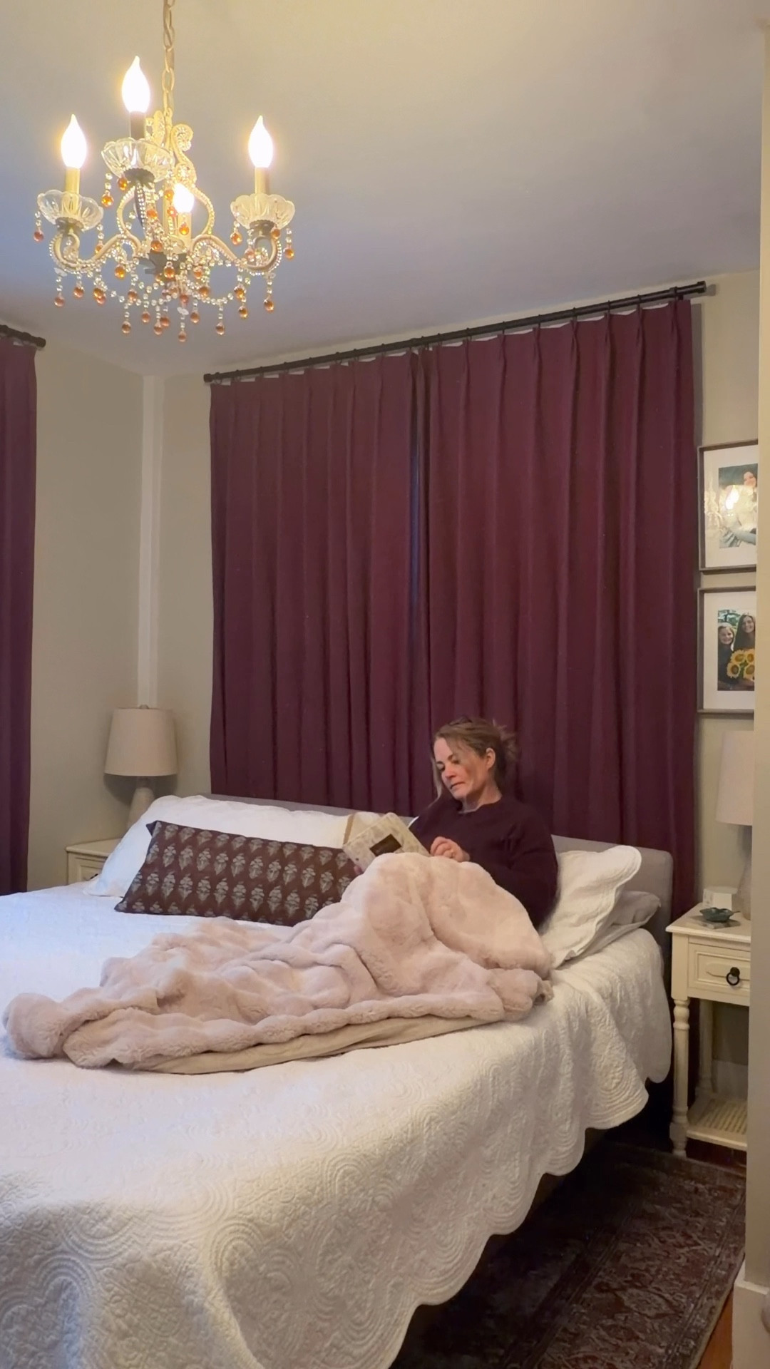 The final touch of coziness was just what our primary bedroom makeover needed. The softest luxe blanket from @battilo_home is perfect for those moments when you are journaling, reading, napping or just taking a quiet moment to yourself.  My kids want to steal it for our living room but she is staying right here! 

#cozyprimarybedroom #cozyhomedecor #bedroommakeover #homedecor #cozyblanket @amazonfindsandfashion 

#LTKselfcare #LTKHome #LTKdayinmylife