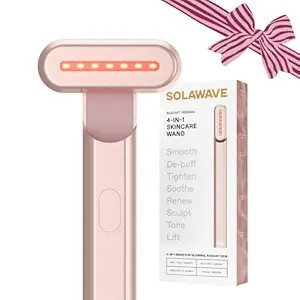 Solawave 4-in-1 Red Light Therapy Wand for Face & Neck | Beauty Device with Galvanic Current, Mas... | Amazon (US)