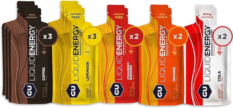 GU Energy Liquid Energy Gel With Complex Carbohydrates, Vegan, Gluten-Free and Dairy-Free On-the-... | Amazon (US)