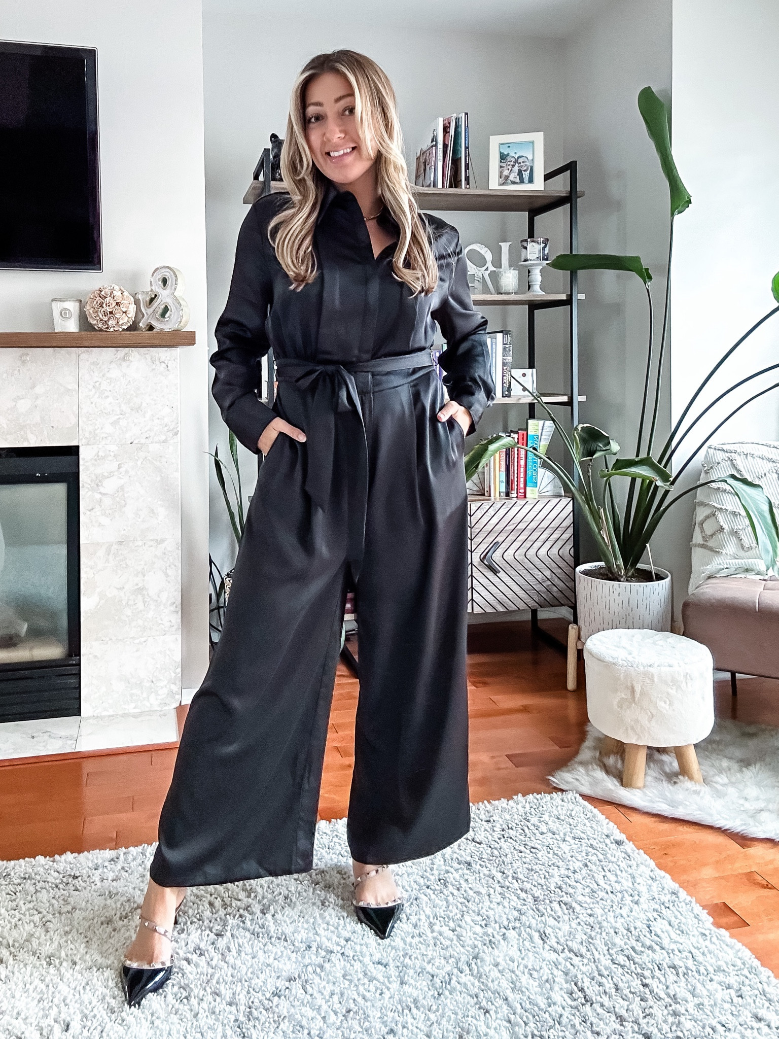 The perfect staple for your closet - little black jumpsuit 🖤  I sized up for length 

• Use code: mbrauns20 for 20% off on VICI

#LTKstyletip #LTKworkwear #LTKfindsunder100