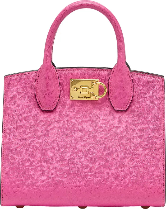 The Studio Box Leather Top Handle Bag | Nordstrom