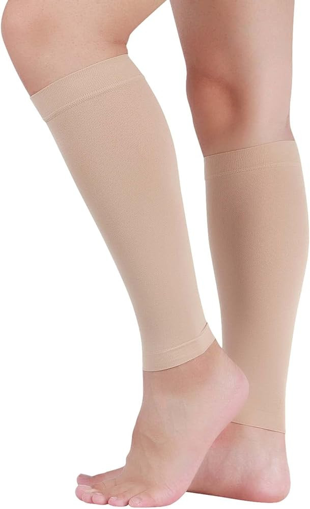 Lin Performance Medical Calf Compression Sleeve for Women and Men Lightweight Footless Socks for ... | Amazon (US)