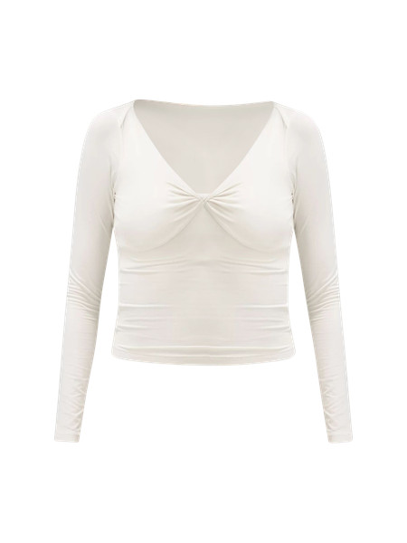 Modal-Silk Blend V-Neck Long-Sleeve Shirt | Women's Long Sleeve Shirts | lululemon | Lululemon (US)
