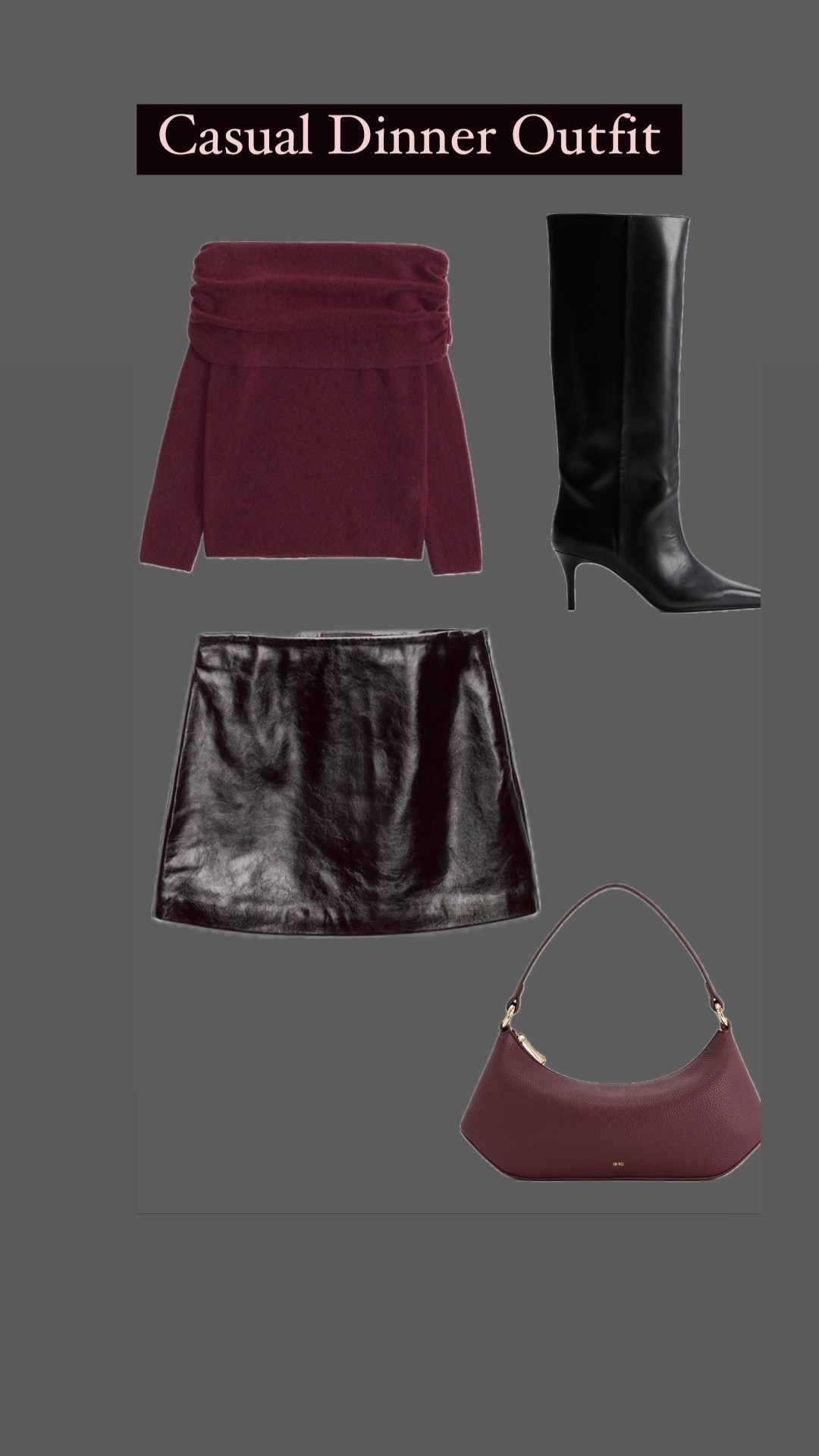 Casual Dinner Fit #BurgandyOutfit

#LTKCyberWeek #LTKStyleTip #LTKFindsUnder100