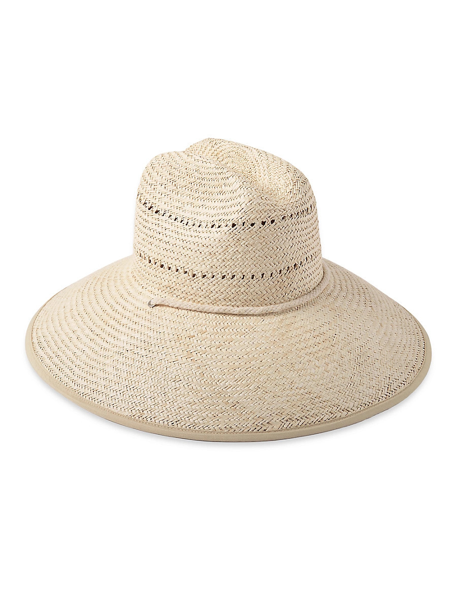 Women's The Vista Wide-Brim Straw Hat - White - Size Small | Saks Fifth Avenue