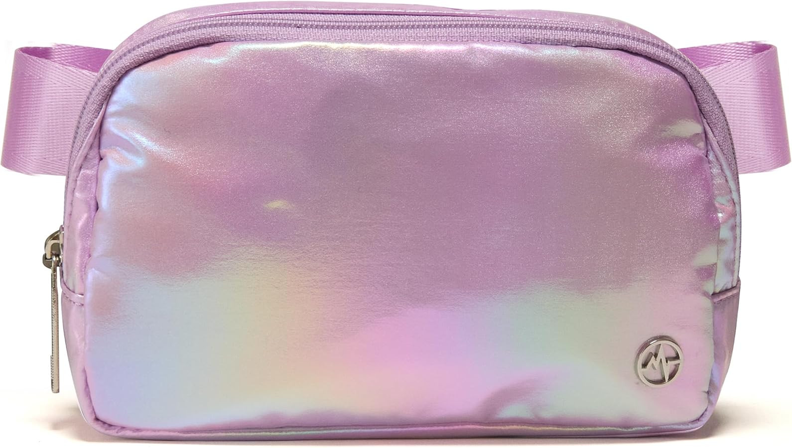 Pander Everywhere Crossbody Bag Iridescent Polyester Sling Belt Bag with Adjustable Strap | Amazon (US)