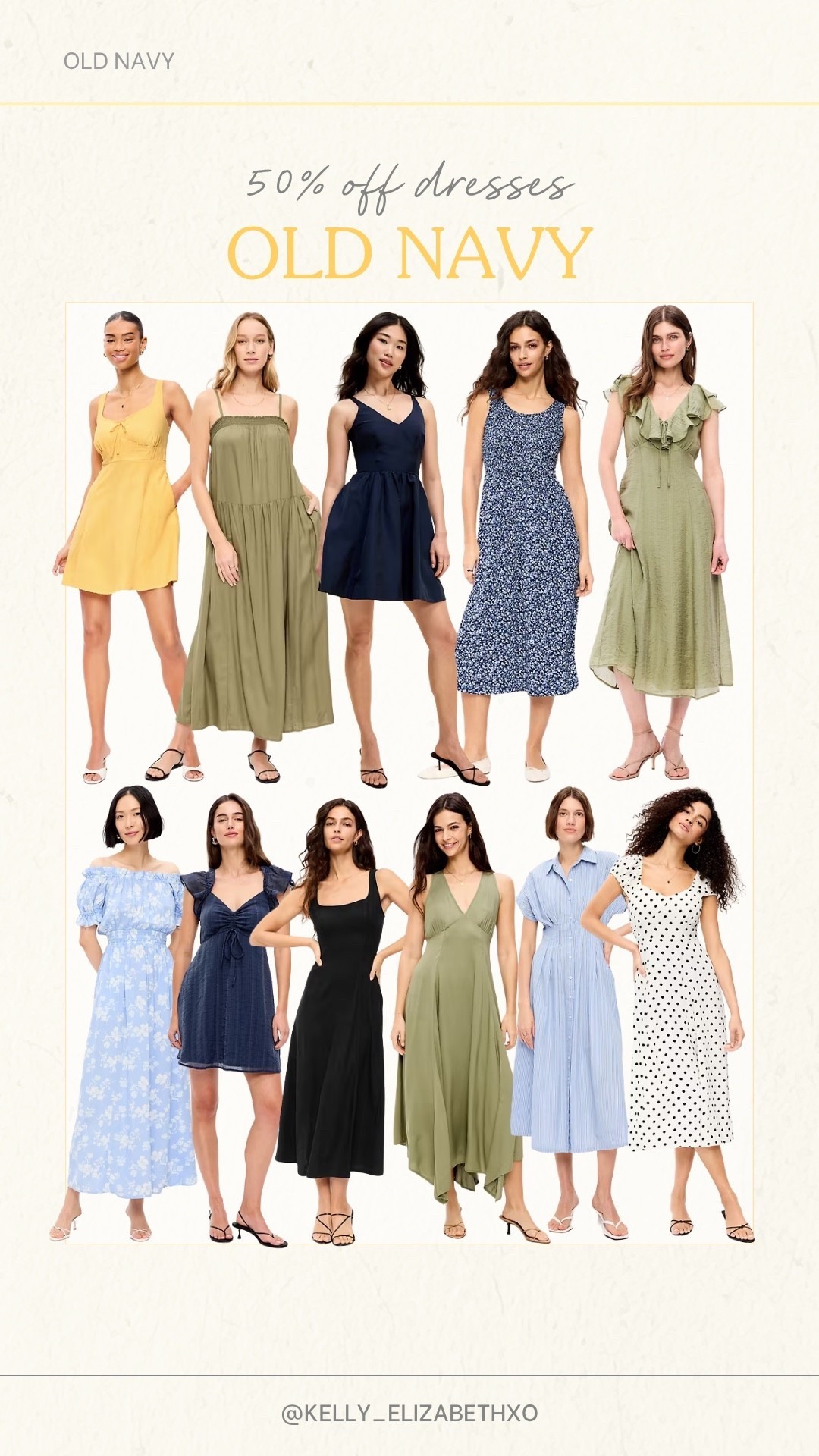 Old Navy Sale: 50% off dresses!! 

#LTKSaleAlert #LTKSeasonal #LTKMidsize