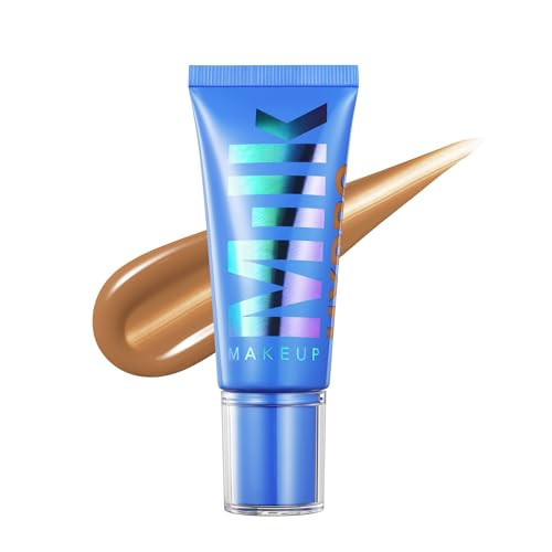 Milk Makeup Hydro Grip Hydrating Gel Skin Tint – 12HR Lightweight Buildable Coverage with Hyaluronic Acid for Natural Dewy Finish – Non-Comedogenic – 10 Tan w/Warm Undertones, 1oz | Amazon (US)