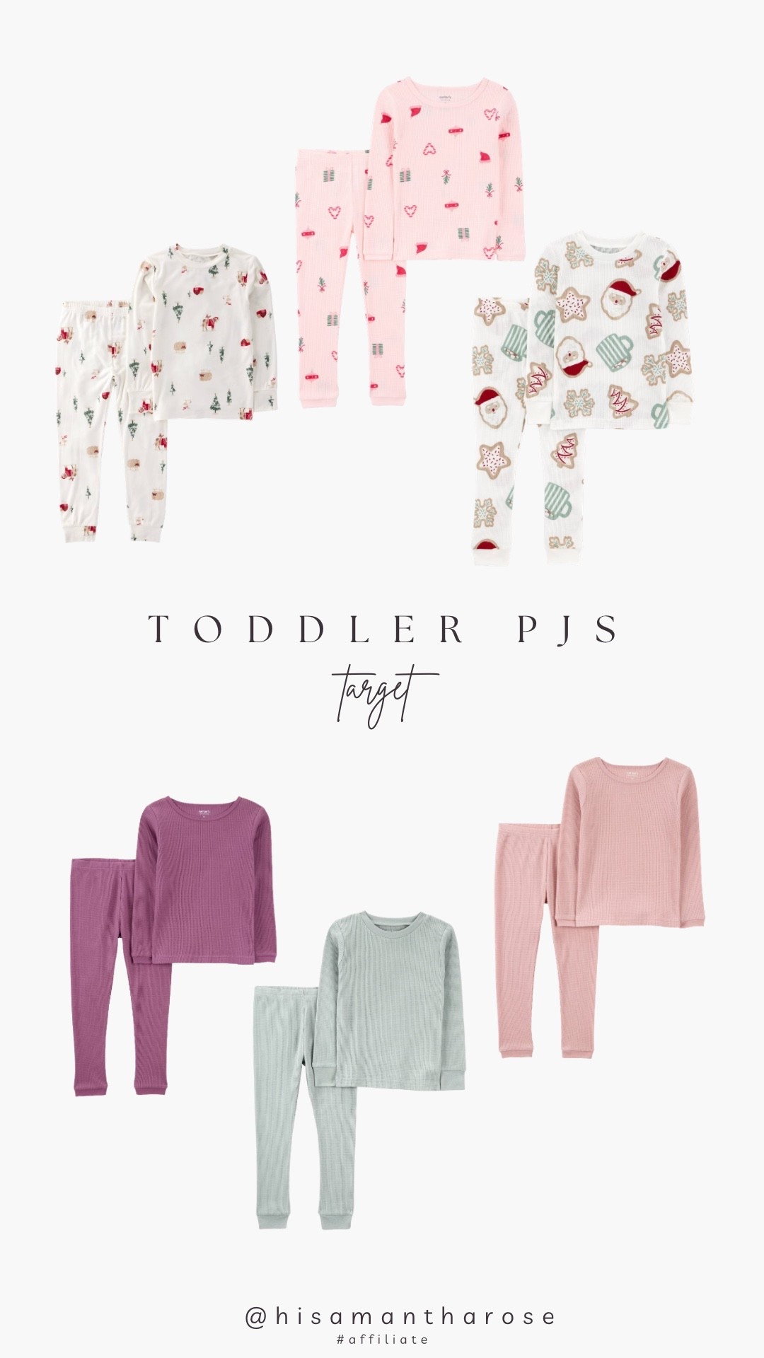 $5 toddler pjs!! We have the first Christmas print but they’re all adorable! Just got one in every solid option for my toddler boy and girl 

#LTKKids #LTKHoliday #LTKFindsUnder100