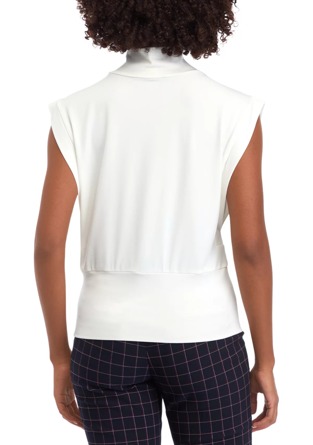 Single ThreadWomen's Sleeveless Mock Neck Ribbed Knit Top | Belk