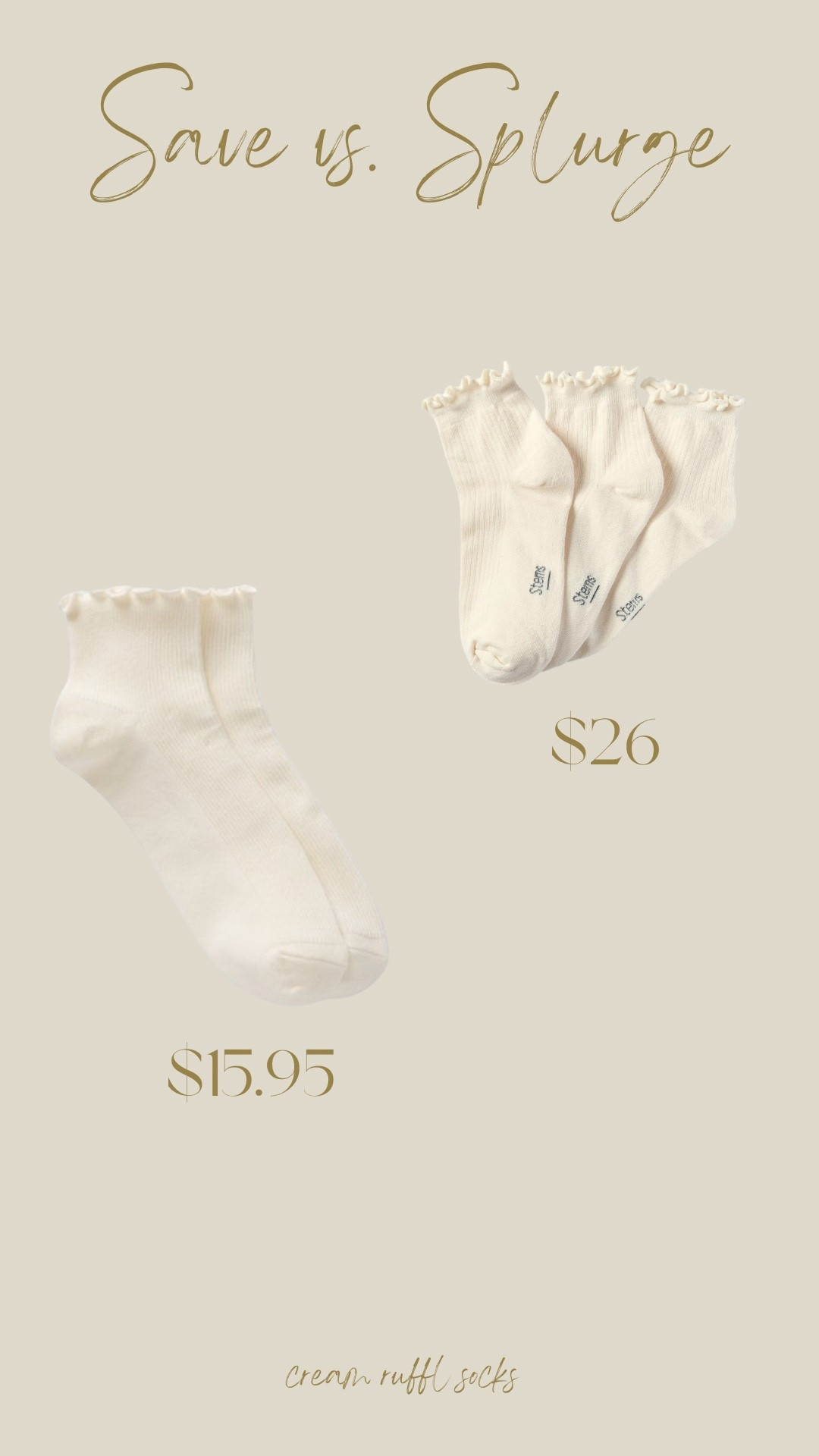 You can purchase these cream ruffle socks from Nordstrom for $26 orrr these from GAP Factory for $15.95.

#LTKOver40 #LTKmomlife #LTKSeasonal
