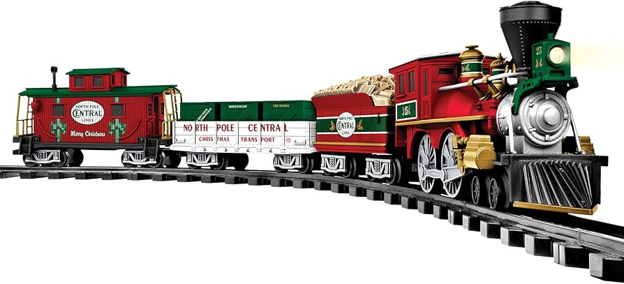 Lionel North Pole Central Ready-to-Play Freight Set, Battery-powered Model Train Set with Remote | Amazon (US)