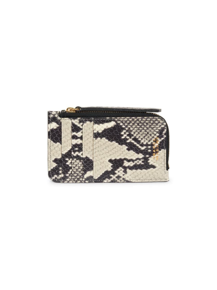 Kochi Snake-Embossed Leather Zip Wallet | Saks Fifth Avenue