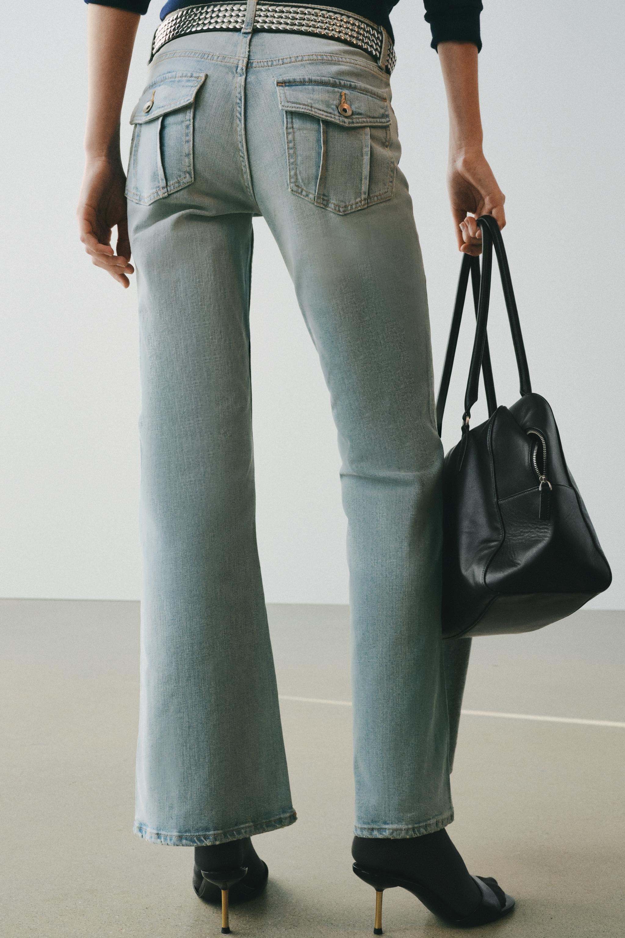 TRF LOW-RISE BOOTCUT JEANS | Zara US