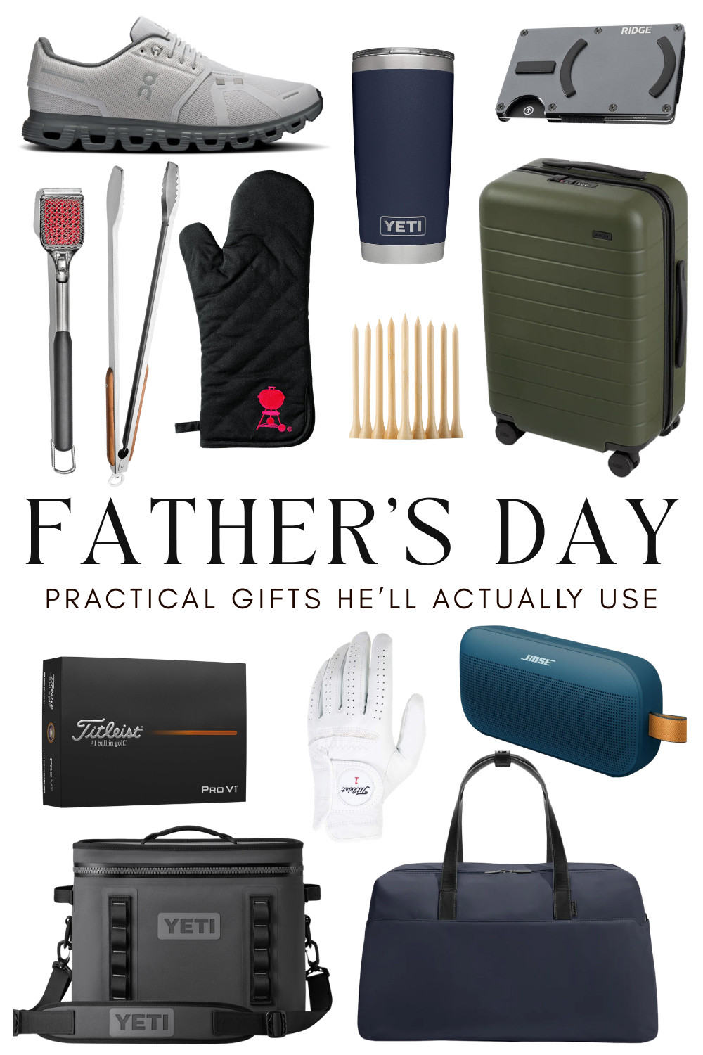 Father's Day gift ideas he'll actually use 

 