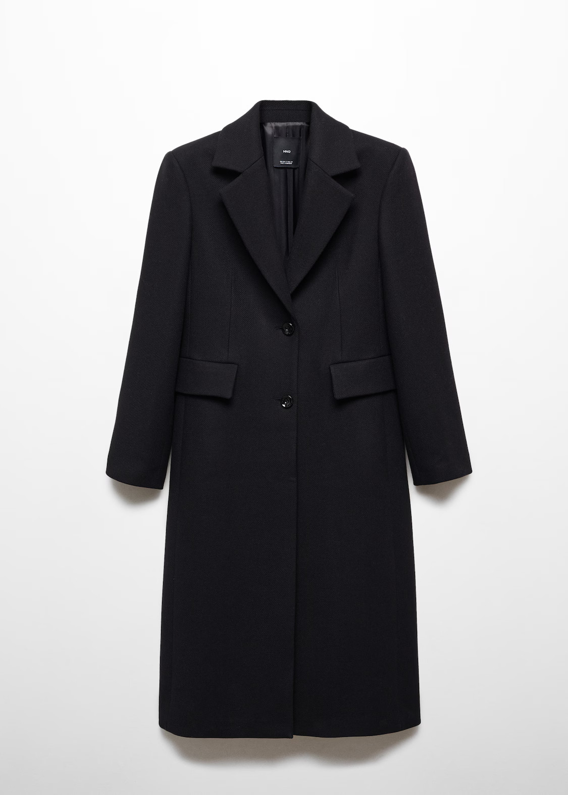 Structured wool coat | MANGO (UK)