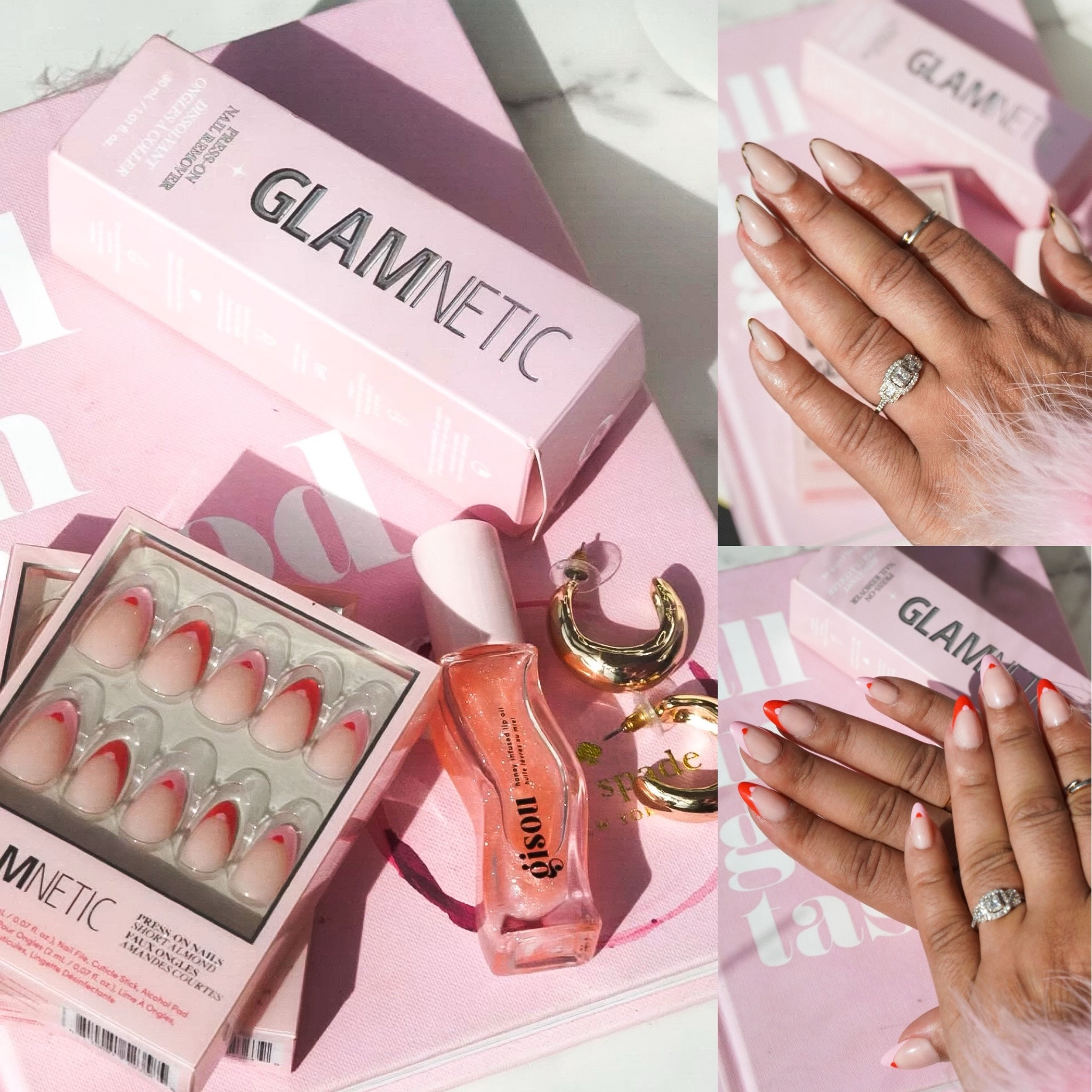 🩷🎀 ✨ Which Love in Bloom Nail Set are you picking by @glamnetic 🩷 Pure Hearted or ✨ Gold Standard? 

USE code 𝐋𝐈𝐒𝐇𝐀𝐄𝐔𝐁𝐀𝐍𝐊𝐒 𝐟𝐨𝐫 𝟏𝟓% 𝐨𝐟𝐟 

I partnered with glamnetic because they have the absolute cutest trendy nails that I can do at home in 5-10 minutes! 
💕 LASTS UP TO 2 WEEKS 
✨TONS of styles to choose from 
💫 Nails can last up to 2 weeks!
💫 It takes 5 mins to apply - a manicure in minutes!
💫 convenient and easy to apply
💫 Nails can be filed and customized to desired shape and length
💫 Glamnetic is ¼ of the price of a full set at a salon
💫 Glamentic has high quality and on-trend designs
💫 Easy to remove and does not damage your nails
💫 Reusable with proper care. 

Available at Glamnetic.com (excludes new launches and bundles)

#glamneticpartner #glamnetic #loveinbloom #pressonnails #glamneticnails #pinknails #goldnails #trendynails #ugccreator #ugccommunity #dmvcontentcreator #dmvcreatives #nailsart #trendynailart 

#LTKStyleTip #LTKMostLoved #LTKBeauty