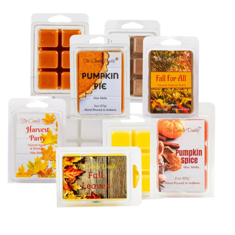 Harvest Haul 5 Pack - 5 Amazing Autumn Fall Wax Melts - 30 Total Cubes - 10 Total Ounces | Walmart (US)