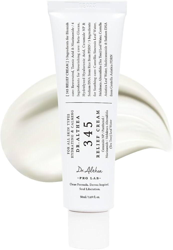 Dr.Althea 345 Relief Cream | Moisturizer for Soothing Recovery and Blemish Care with PDRN & Niaci... | Amazon (US)