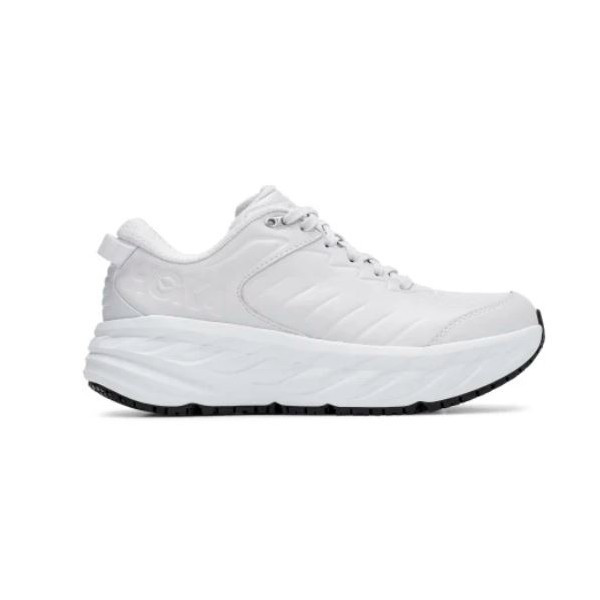 Women's HOKA Bondi Walking Shoes sneakers-athletic-shoes 7.5 Regular White/White | Scheels