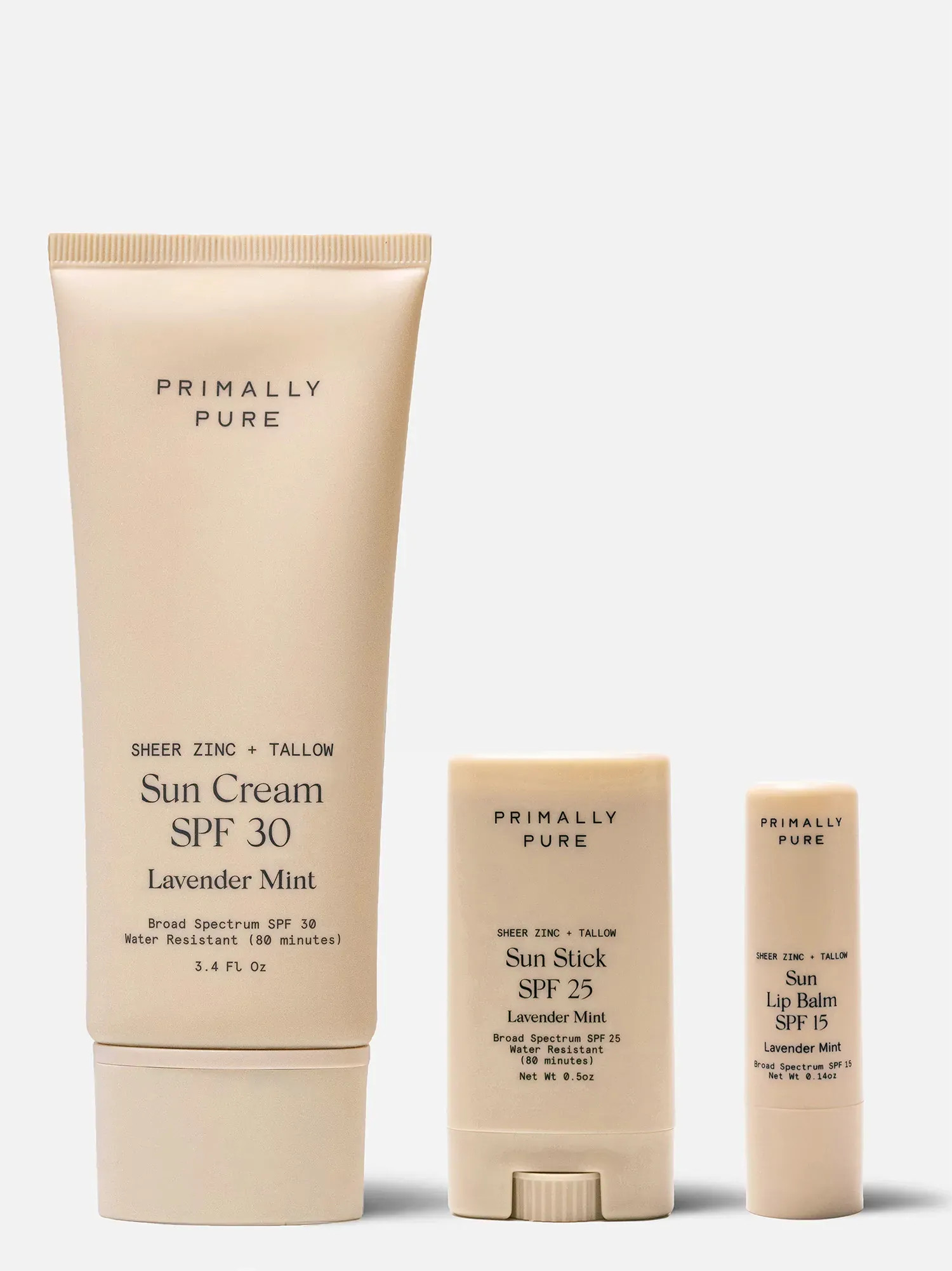 The Complete Sun Ritual Bundle | Primally Pure Tallow-Based Sun Care | Primally Pure